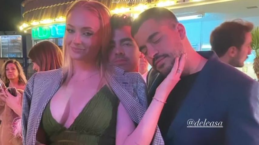 Sophie Turner, Joe Jonas und Mike Deleasa im Januar 2020