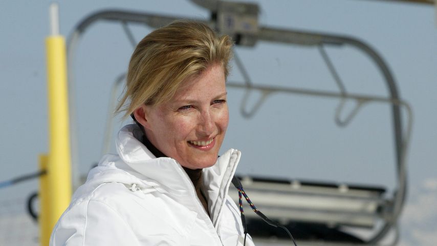 Sophie Wessex beim Skifahren