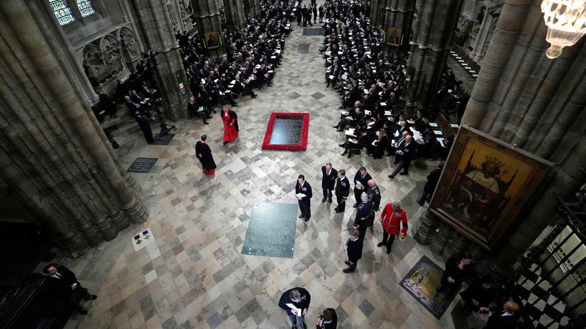 Staatsbegräbnis der Queen in der Westminster Abbey