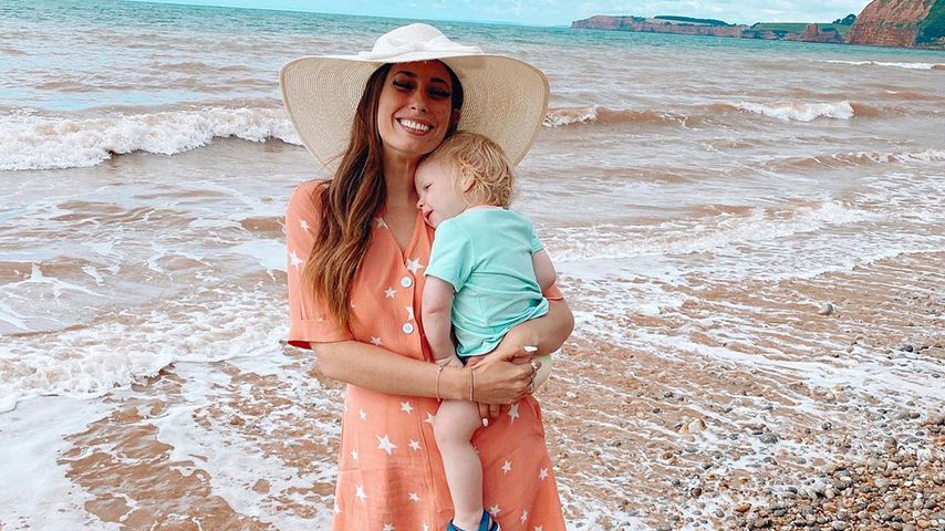 Stacey Solomon mit ihrem Sohn Rex, 2020