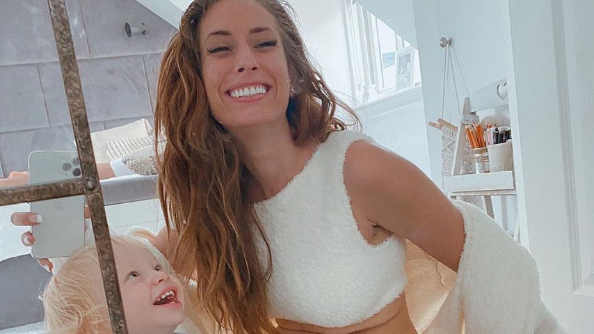 Stacey Solomon mit ihrem Sohn Rex