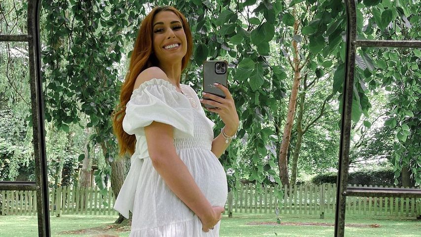 Stacey Solomon mit ihrem Sohn Rex im Juni 2021