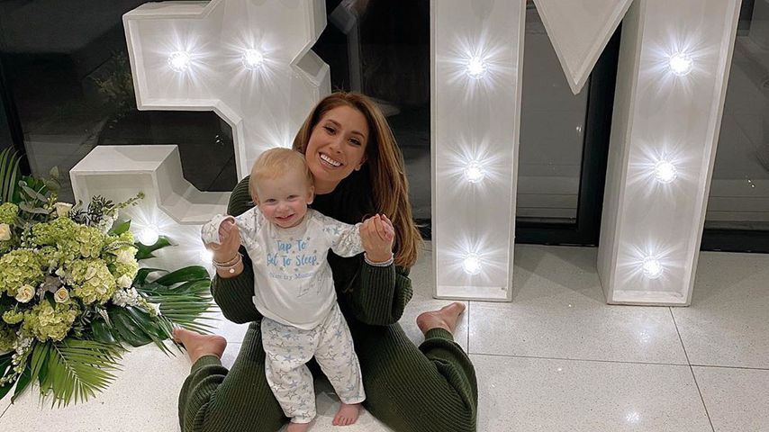 Stacey Solomon mit ihrem Sohn Rex