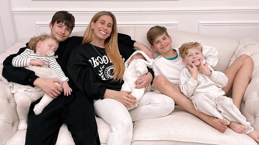 Stacey Solomon mit ihren fünf Kids