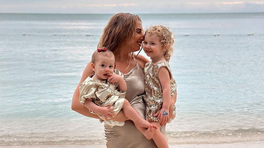 Stacey Solomon mit ihren Kindern