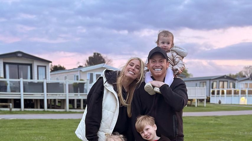 Stacey Solomon mit ihrer Familie
