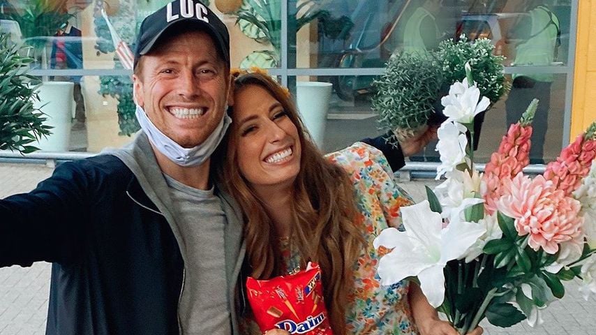 Stacey Solomon mit ihrem Partner