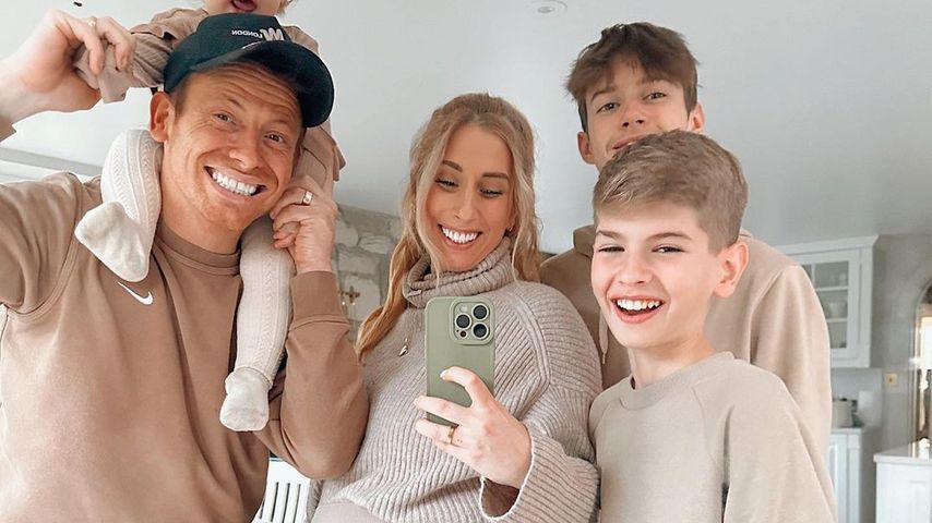 Stacey Solomon und ihre Familie im Januar 2023