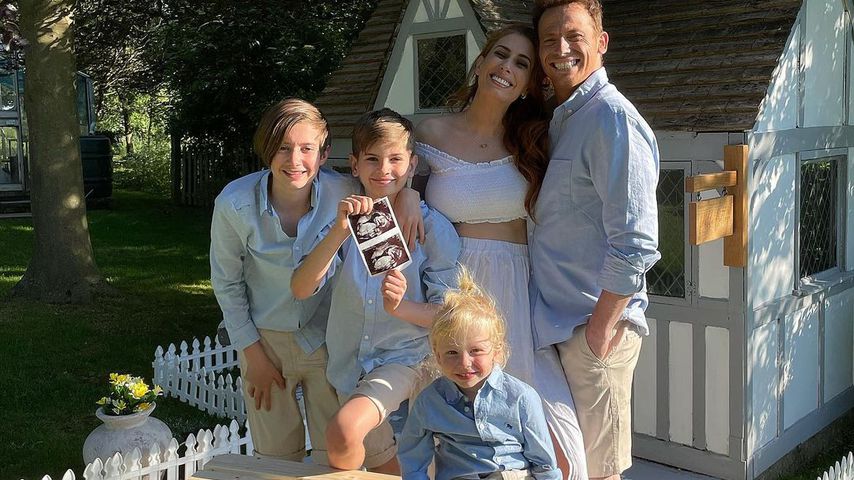 Stacey Solomon mit ihrer Familie