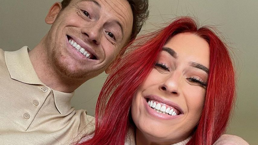 Stacey Solomon mit ihrem Partner Joe
