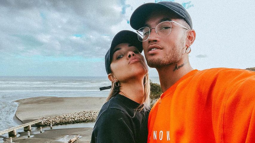 Stan Walker und seine Freundin, September 2020