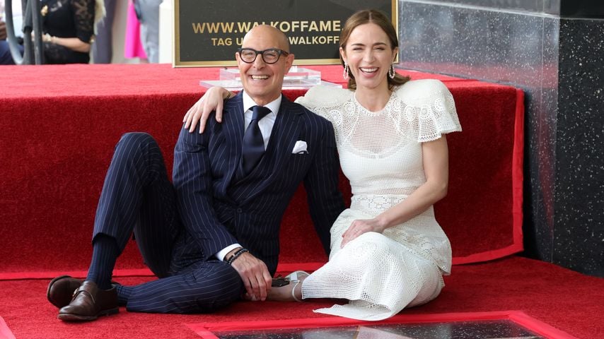 Stanley Tucci und Emily Blunt feiern ihre Sterne auf dem Hollywood Walk of Fame in Los Angeles
