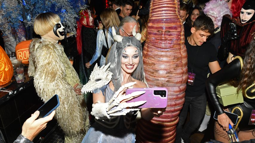Heidi Klum auf ihrer Halloween-Party am 31.10.2022