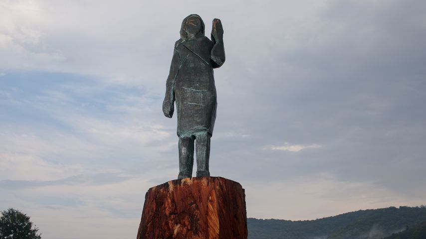 Statue von Melania Trump in Slowenien