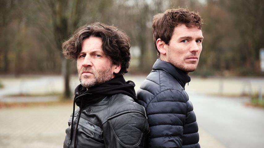 Stefan Franz als Rolf Jäger und Constantin Lücke als Till bei "Unter uns"