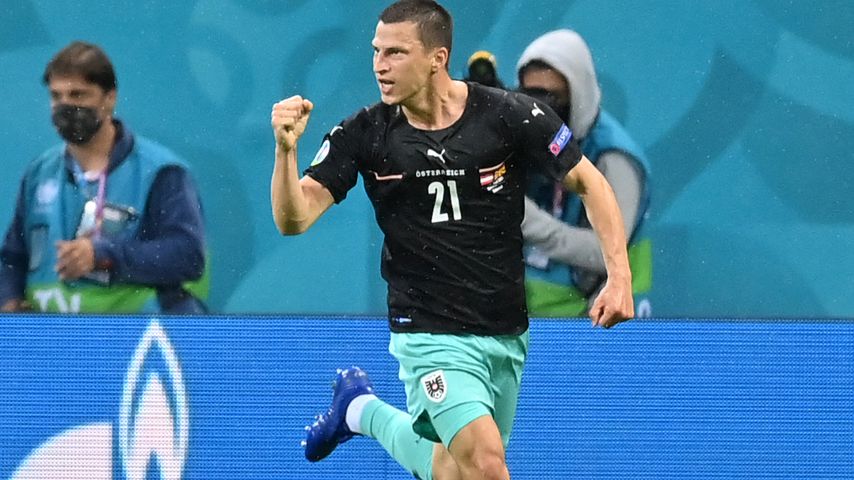 Stefan Lainer beim EM-Spiel zwischen Österreich und Nordmazedonien