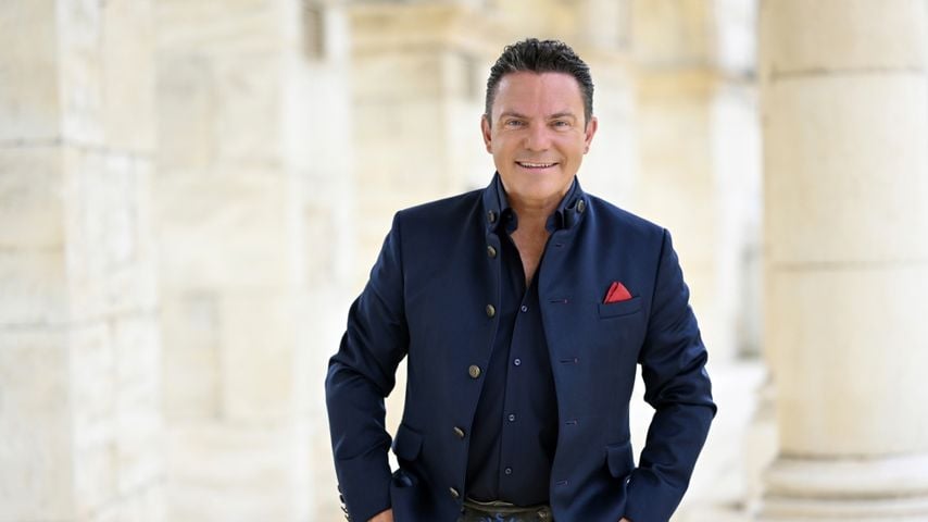 Stefan Mross, Moderator der Unterhaltungssendung "Immer wieder sonntags", im Europapark Rust.