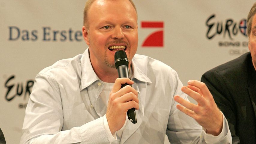 Stefan Raab bei einer Eurovision-Song-Contest-Pressekonferenz 2010