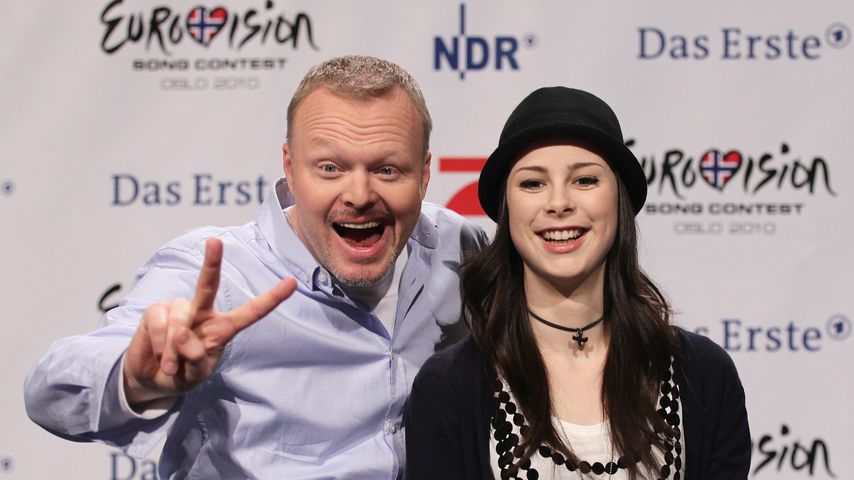 Stefan Raab und Lena Meyer-Landrut im Mai 2010