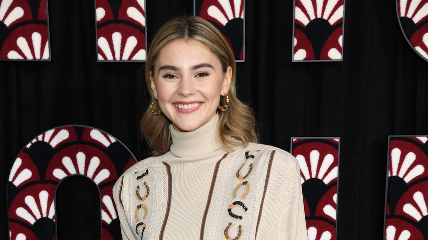 Stefanie Giesinger bei der Fashionshow von Miu Miu in Paris