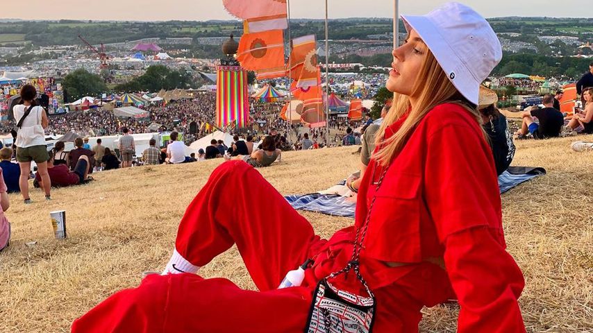 Stefanie Giesinger beim Glastonbury Festival