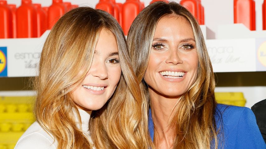 Stefanie Giesinger und Heidi Klum in New York