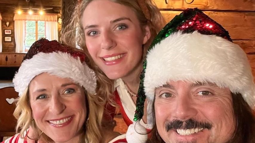 Stefanie Hertel, Johanna Mross und Lanny Lanner vor der "Family Christmas Tour", Oktober 2024