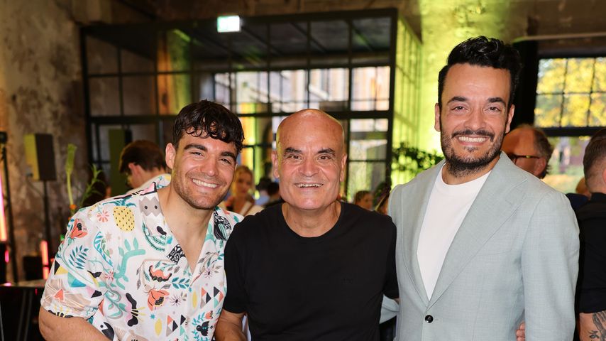Stefano, Bruno und Giovanni Zarrella im August 2022 in Köln