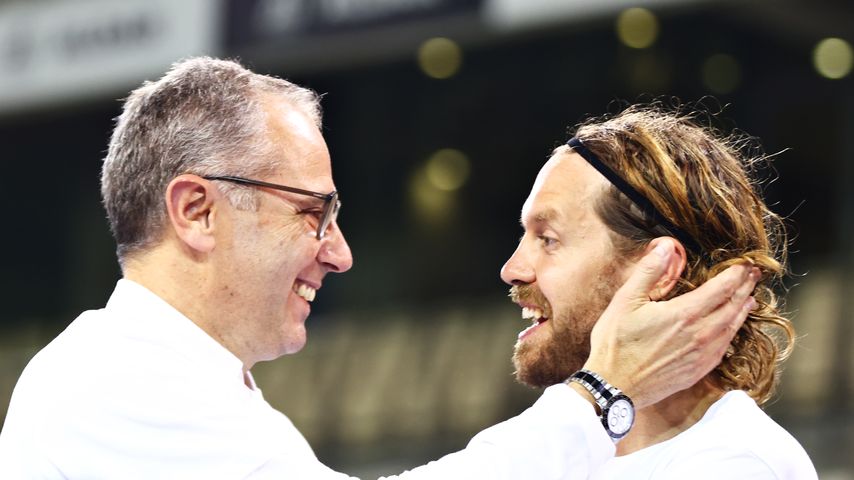 Stefano Domenicali mit Sebastian Vettel