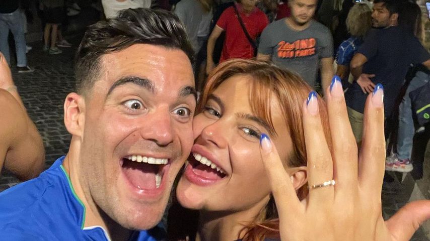 Stefano Zarrella und Romina Palm im Juli 2021 in Rom