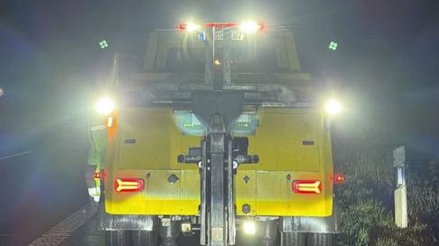 Stefano Zarrella hinter dem Abschleppwagen, Januar 2026