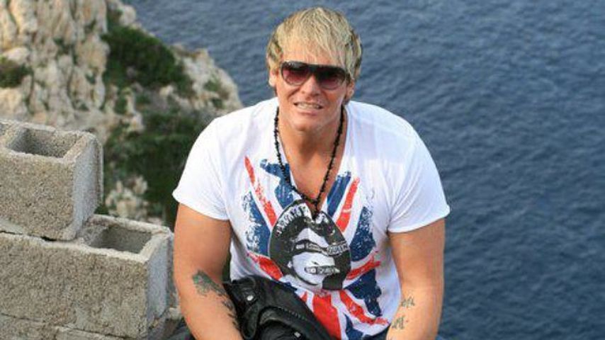 Steff Jerkel mit seinem Hund