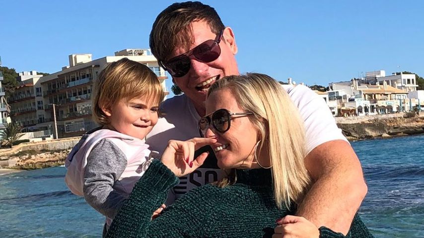 Steff Jerkel und Peggy Jerofke mit ihrer Tochter Josephine