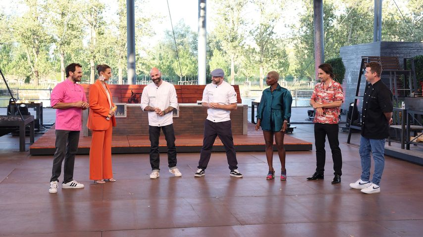 Steffen Henssler, Laura Wontorra und die Promis beim "Grill den Henssler Sommer-Special"