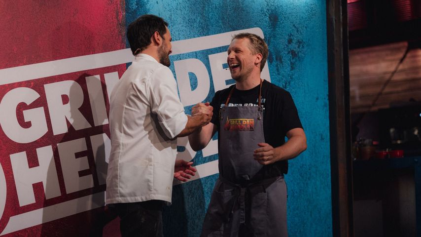 Steffen Henssler und Olli Pocher bei "Grill den Henssler"