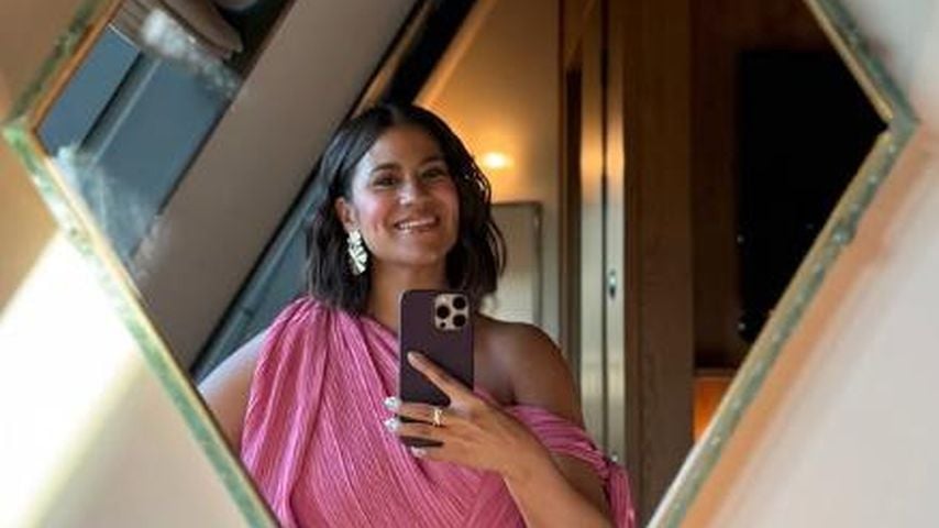 Erster Auftritt nach Ehe-Aus: Steffi Brungs strahlt in Pink