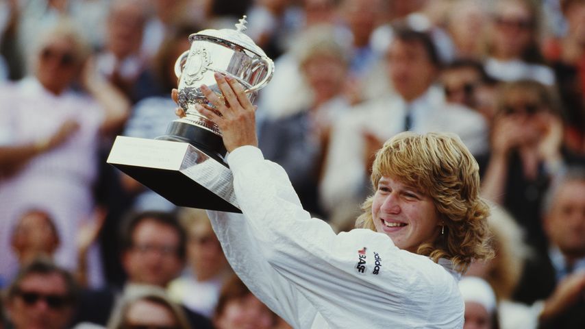 Steffi Graf, 1987 nach dem Sieg bei den French Open