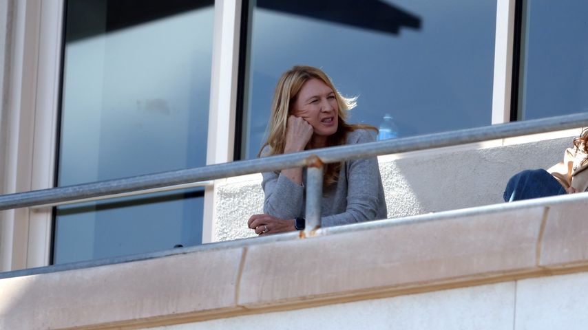 Steffi Graf beim Baseballspiel ihres Sohnes Jaden Agassi