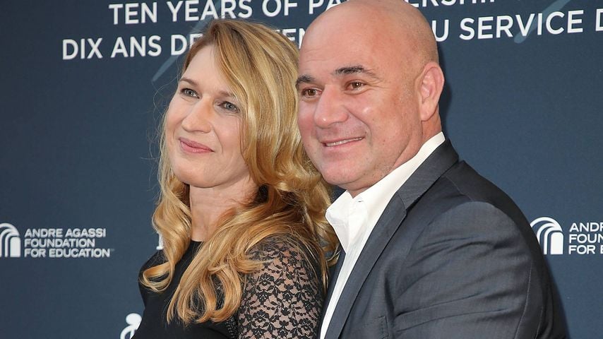 Bei einer Gala im Musée Rodin in Paris: Steffi Graf und Andre Agassi