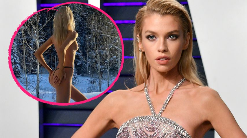 Nackt im Schnee: Stella Maxwell startet 2021 besonders heiß!