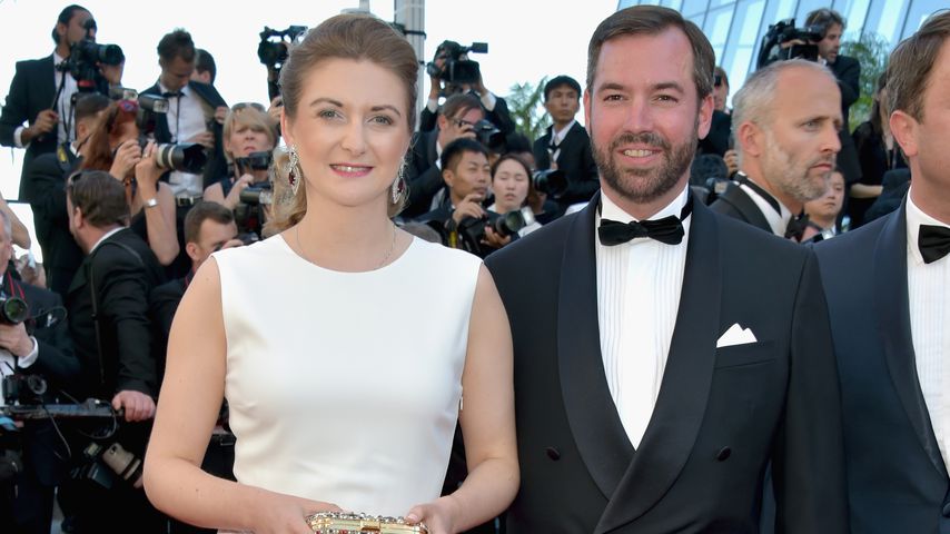 Erbgroßherzogin Stéphanie von Luxemburg und Erbgroßherzog Guillaume in Cannes
