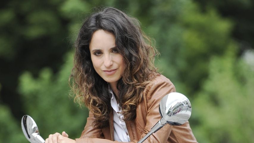 Stephanie Stumph beim ZDF-Pressetermin zu "Der Alte" am Set in München, 2015