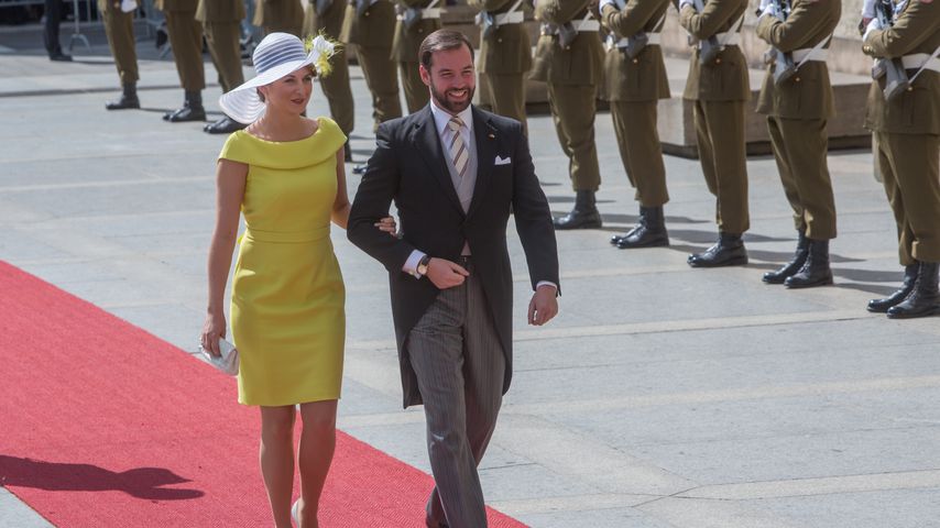 Stéphanie und Guillaume von Luxemburg, Juni 2015
