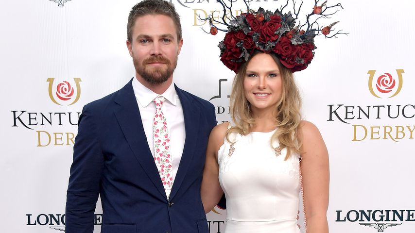 Stephen Amell und Cassandra Jean beim Fillies And Stallions Derby in Kentucky, 2019