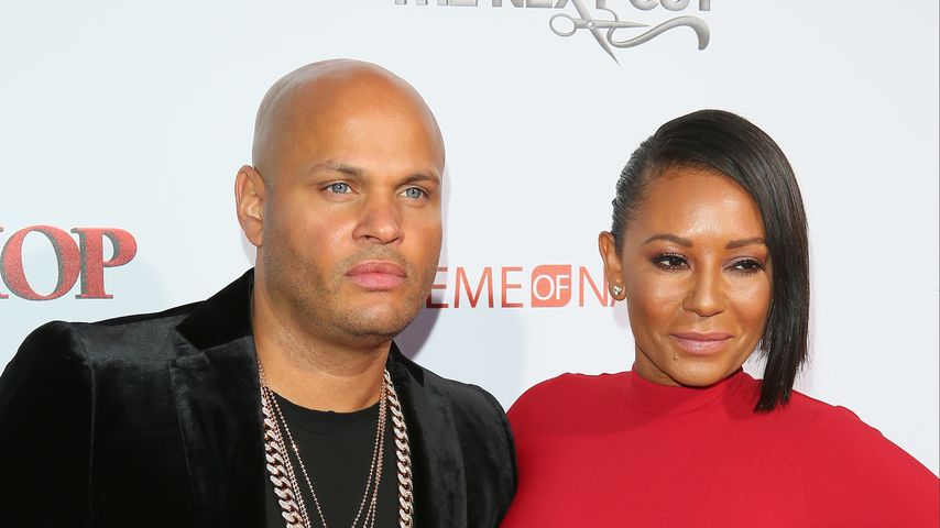 Stephen Belafonte mit Mel B. bei einer Premiere, 2016