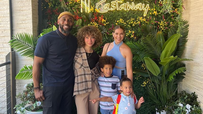 Stephen "tWitch" Boss mit Frau und Kindern