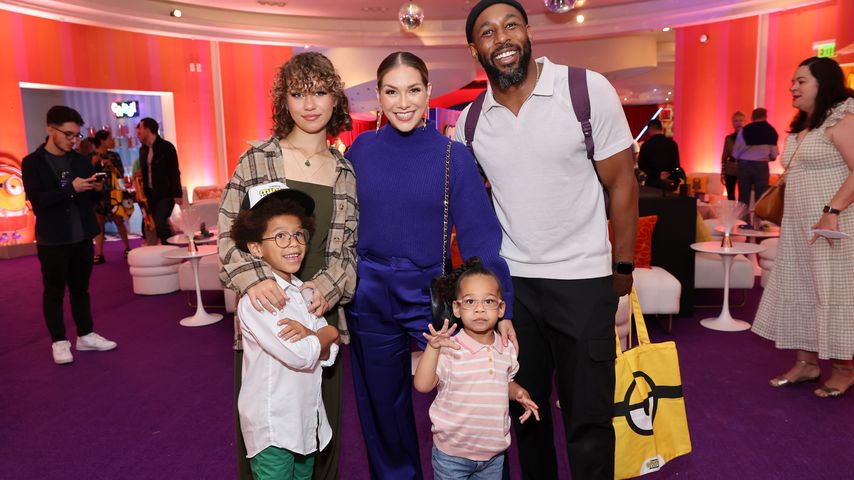 Stephen "tWitch" Boss mit Frau und Kindern