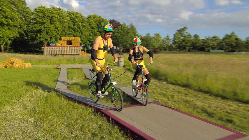 Stephen und Katharina Dürr im Sommerhaus