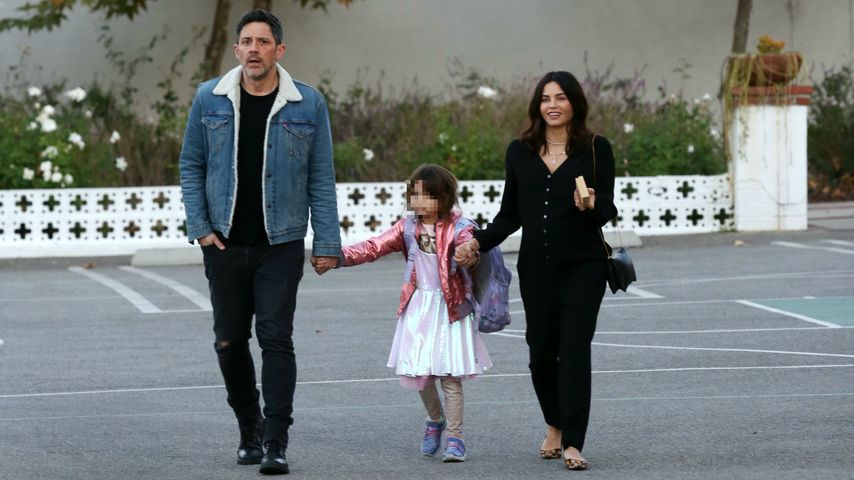 Steve Kazee sowie Jenna Dewan und ihre Tochter Everly