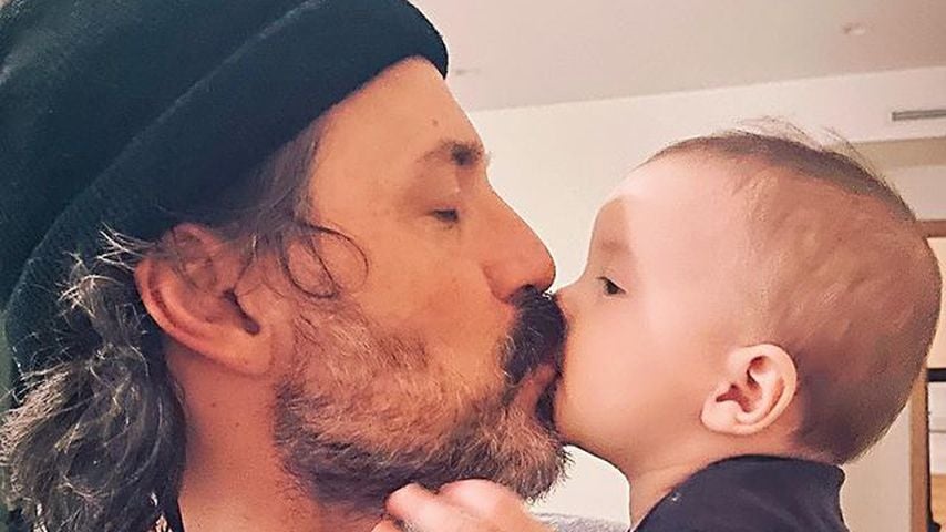 Steve Kazee und sein Söhnchen, 2021